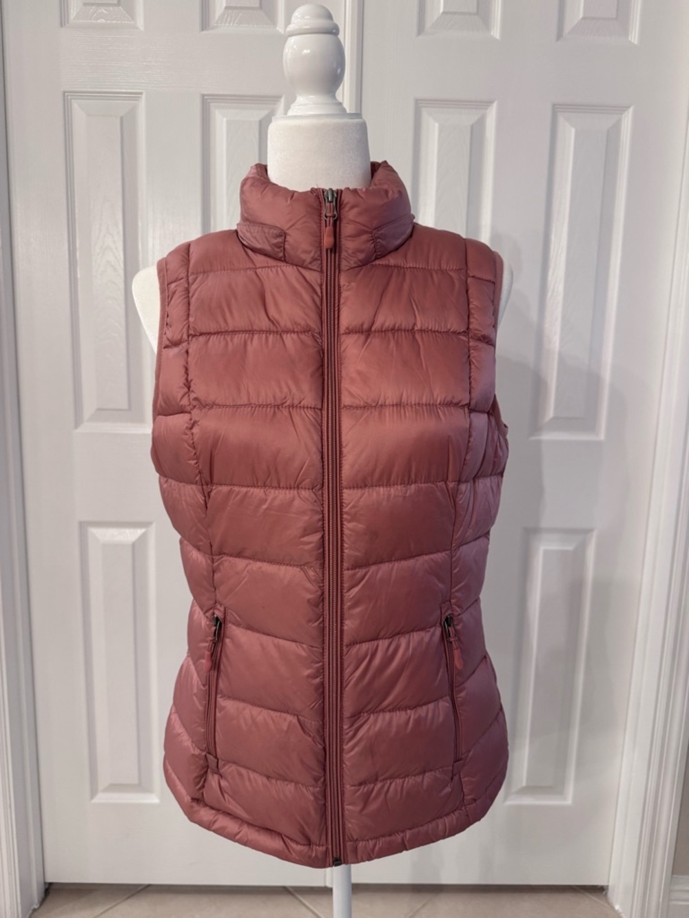 Charter Club Quilted Puffer Vest in Rosewood